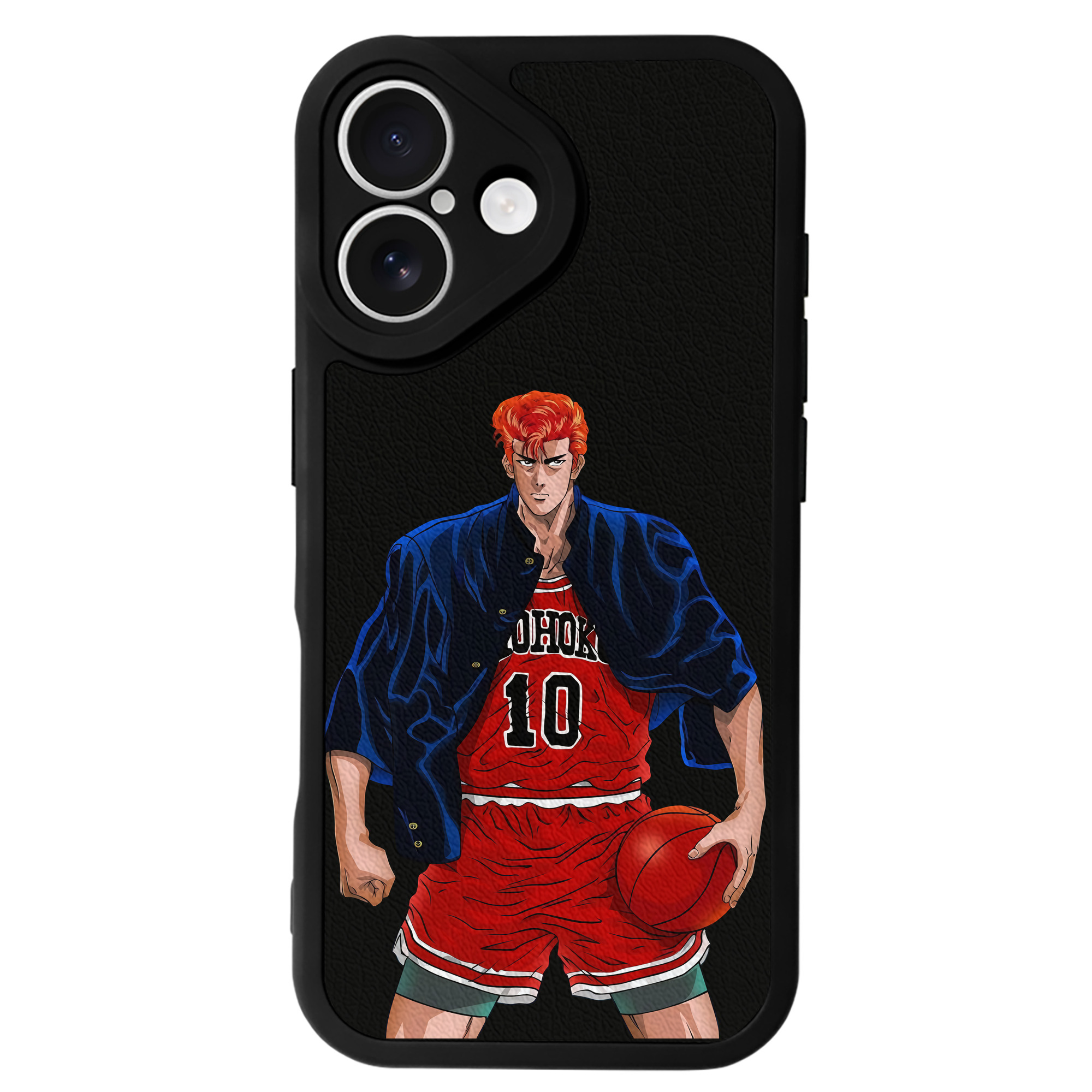（画像用） SLAM DUNK／スラムダンク 【iPhone 16シリーズ対応】シリコンスマホケース（レザー調） 材質：シリコン